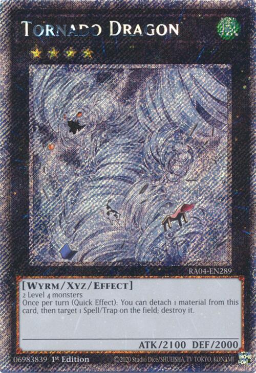 Tornado Dragon [RA04-EN289] Platinum Secret Rare | RetroPlay Games