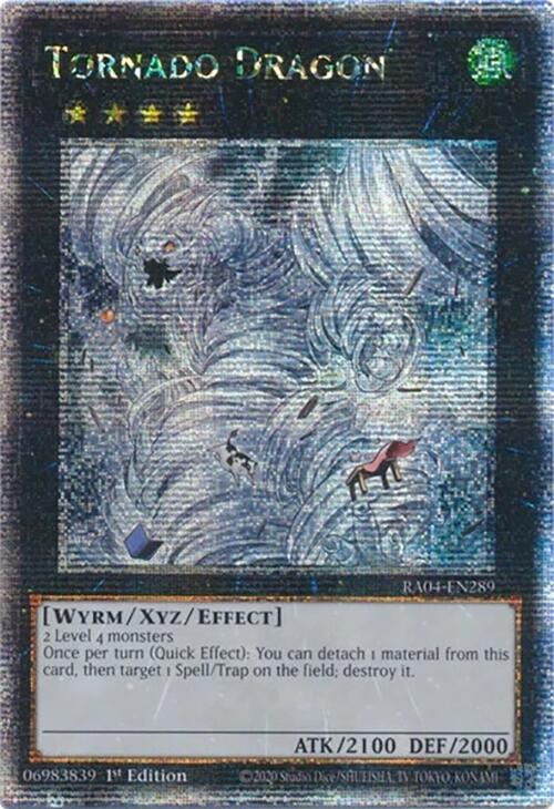 Tornado Dragon [RA04-EN289] Quarter Century Secret Rare | RetroPlay Games