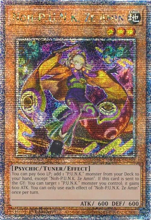 Noh-P.U.N.K. Ze Amin [RA04-EN293] Quarter Century Secret Rare | RetroPlay Games