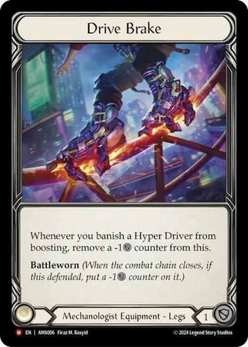 Drive Brake [AMX006] (Armory Deck: Maxx Nitro)  Rainbow Foil | RetroPlay Games