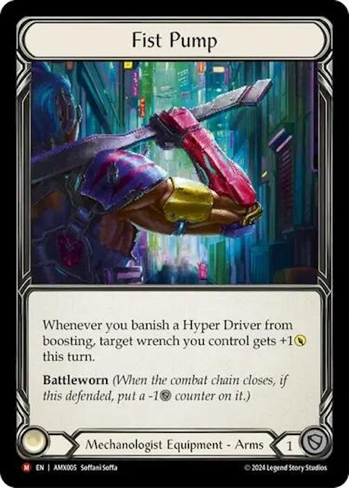 Fist Pump [AMX005] (Armory Deck: Maxx Nitro)  Rainbow Foil | RetroPlay Games