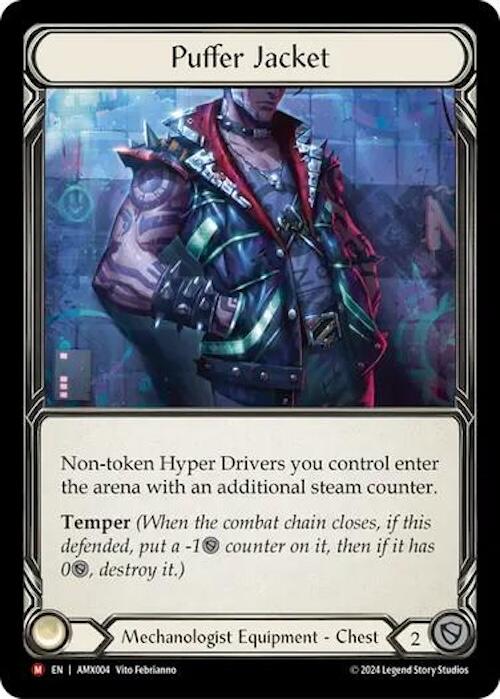 Puffer Jacket [AMX004] (Armory Deck: Maxx Nitro)  Rainbow Foil | RetroPlay Games