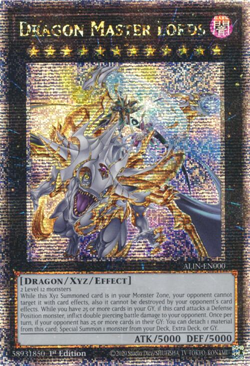 Dragon Master Lords [ALIN-EN000] Quarter Century Secret Rare | RetroPlay Games