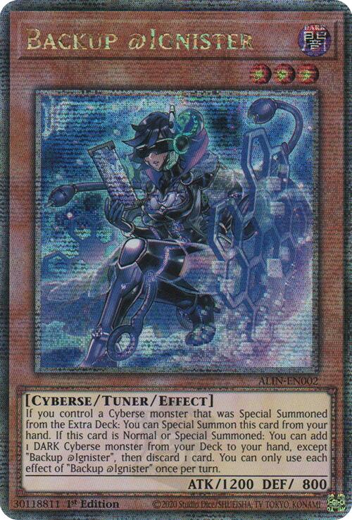 Backup @Ignister [ALIN-EN002] Quarter Century Secret Rare | RetroPlay Games