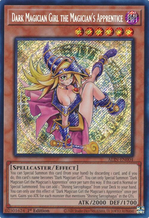 Dark Magician Girl the Magician's Apprentice [ALIN-EN004] Secret Rare | RetroPlay Games