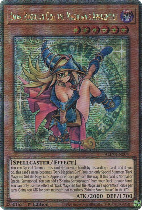 Dark Magician Girl the Magician's Apprentice [ALIN-EN004] Quarter Century Secret Rare | RetroPlay Games