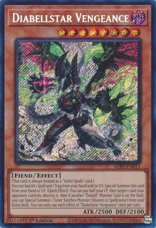 Diabellstar Vengeance [ALIN-EN011] Secret Rare | RetroPlay Games