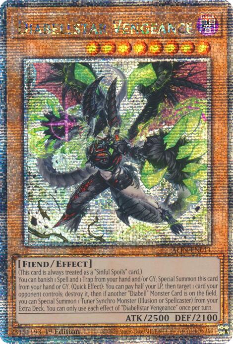 Diabellstar Vengeance [ALIN-EN011] Quarter Century Secret Rare | RetroPlay Games