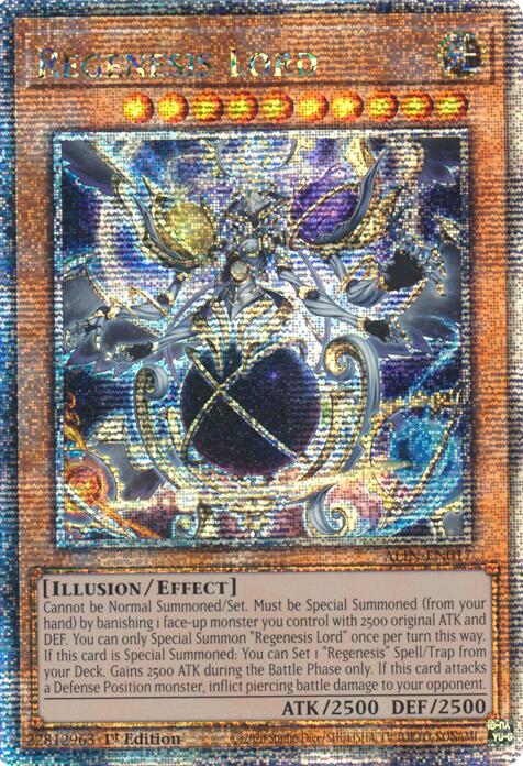 Regenesis Lord [ALIN-EN017] Quarter Century Secret Rare | RetroPlay Games