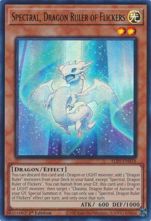 Spectral, Dragon Ruler of Flickers [ALIN-EN018] Ultra Rare | RetroPlay Games