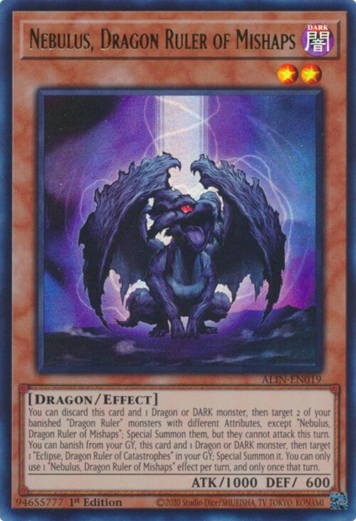 Nebulus, Dragon Ruler of Mishaps [ALIN-EN019] Ultra Rare | RetroPlay Games