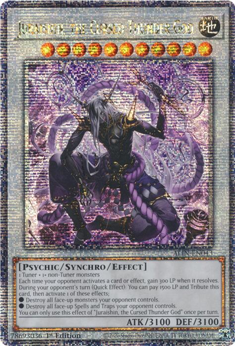 Juraishin, the Cursed Thunder God [ALIN-EN043] Quarter Century Secret Rare | RetroPlay Games