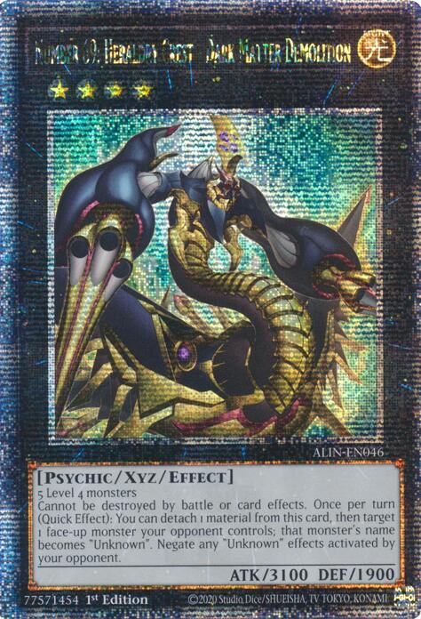 Number 69: Heraldry Crest - Dark Matter Demolition [ALIN-EN046] Quarter Century Secret Rare | RetroPlay Games