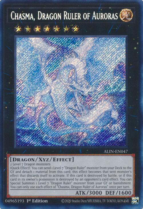 Chasma, Dragon Ruler of Auroras [ALIN-EN047] Secret Rare | RetroPlay Games