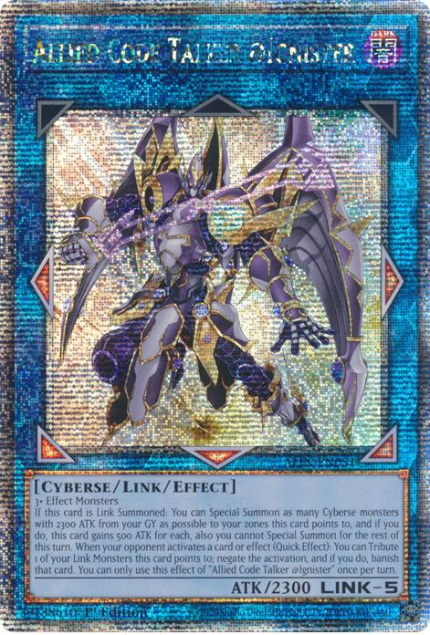 Allied Code Talker @Ignister [ALIN-EN051] Quarter Century Secret Rare | RetroPlay Games