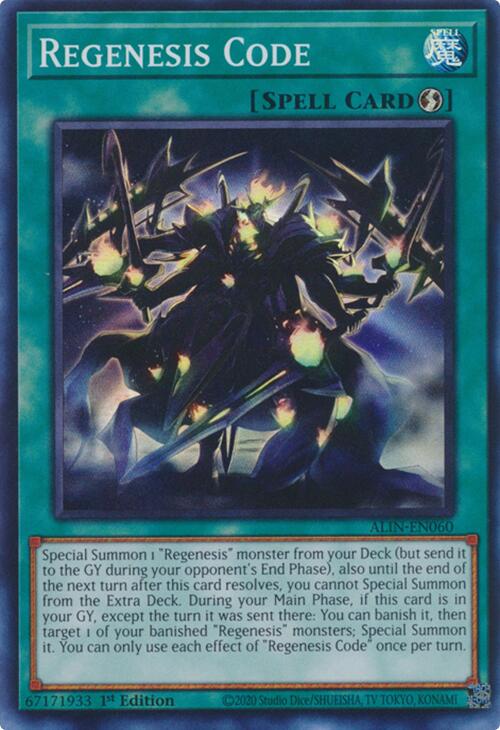 Regenesis Code [ALIN-EN060] Super Rare | RetroPlay Games