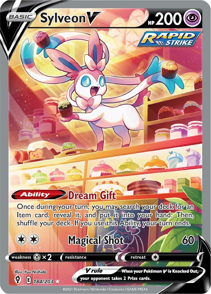 Sylveon V (184/203) [Sword & Shield: Evolving Skies] | RetroPlay Games