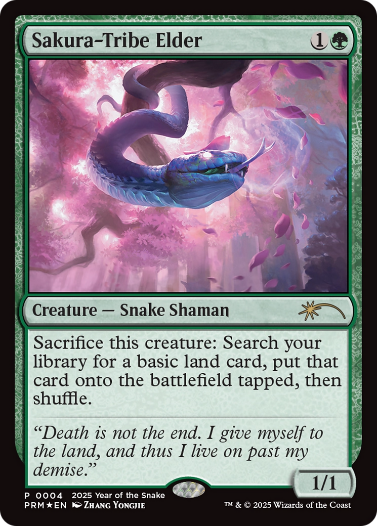 Sakura-Tribe Elder (Year of the Snake 2025) [Standard Showdown Promos] | RetroPlay Games