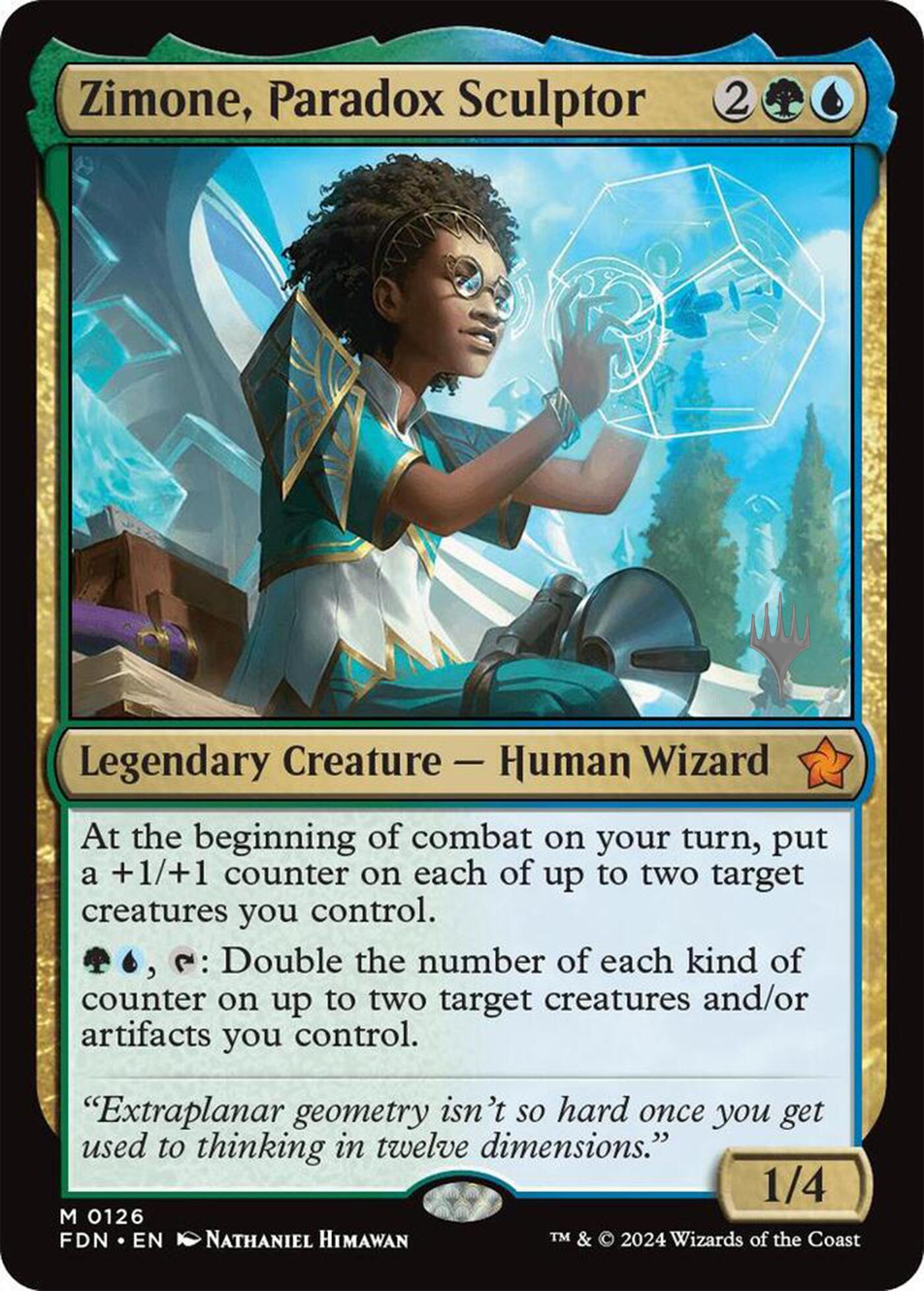 Zimone, Paradox Sculptor (Promo Pack) [Foundations Promos] | RetroPlay Games