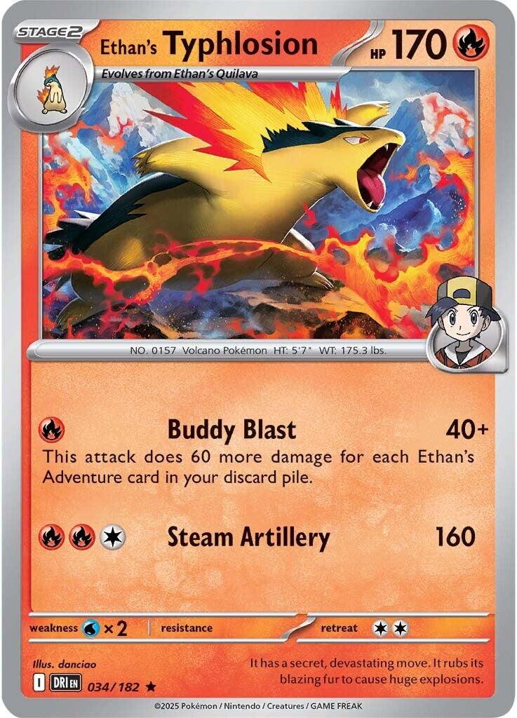 Ethan's Typhlosion (034/182) [Scarlet & Violet: Destined Rivals] | RetroPlay Games