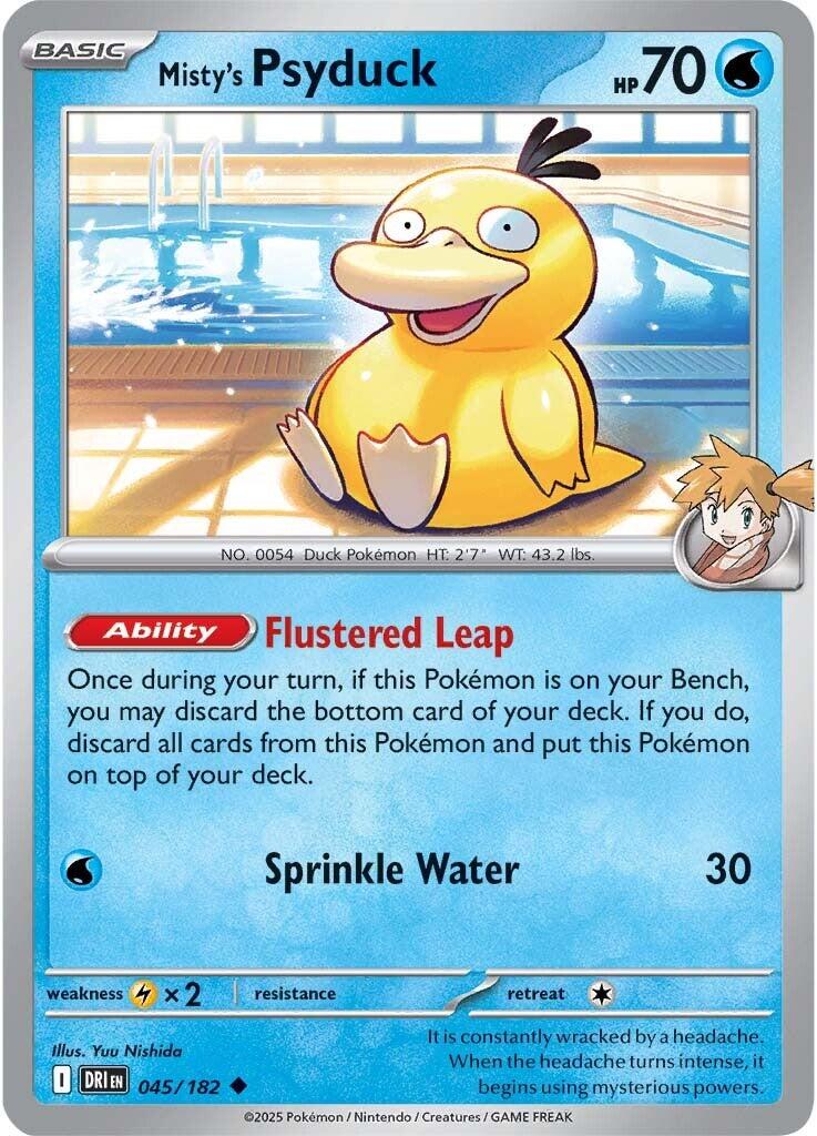 Misty's Psyduck (045/182) [Scarlet & Violet: Destined Rivals] | RetroPlay Games