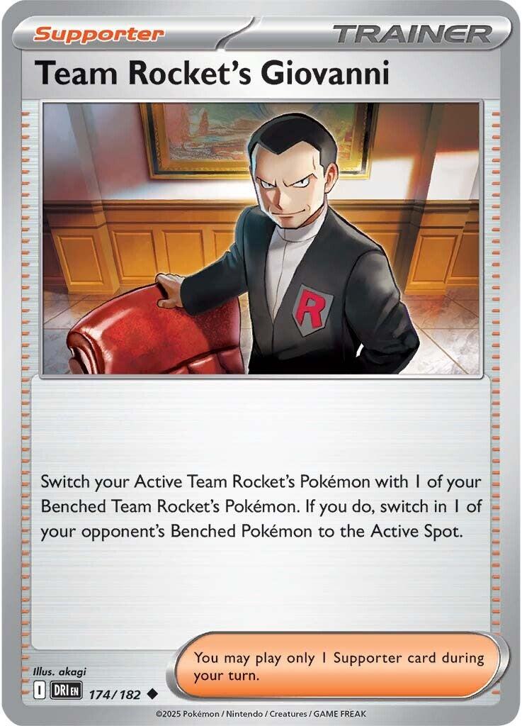 Team Rocket's Giovanni (174/182) [Scarlet & Violet: Destined Rivals] | RetroPlay Games