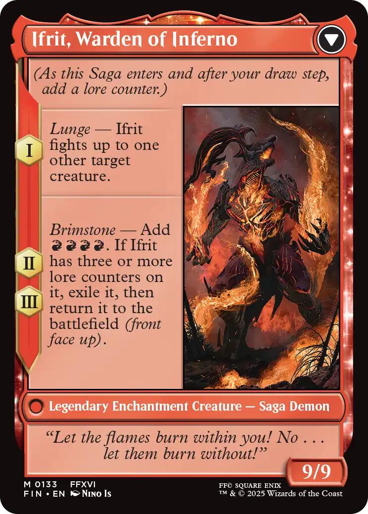 Clive, Ifrit's Dominant // Ifrit, Warden of Inferno [FINAL FANTASY] | RetroPlay Games