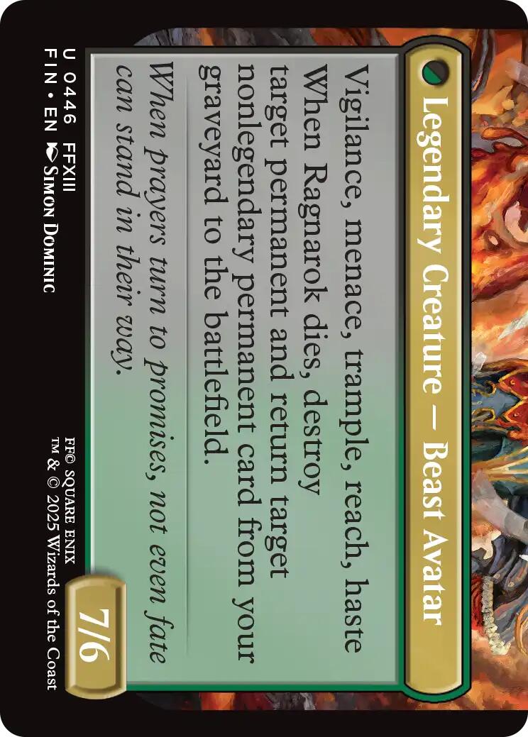 Fang, Fearless l'Cie (Extended Art) [FINAL FANTASY] | RetroPlay Games