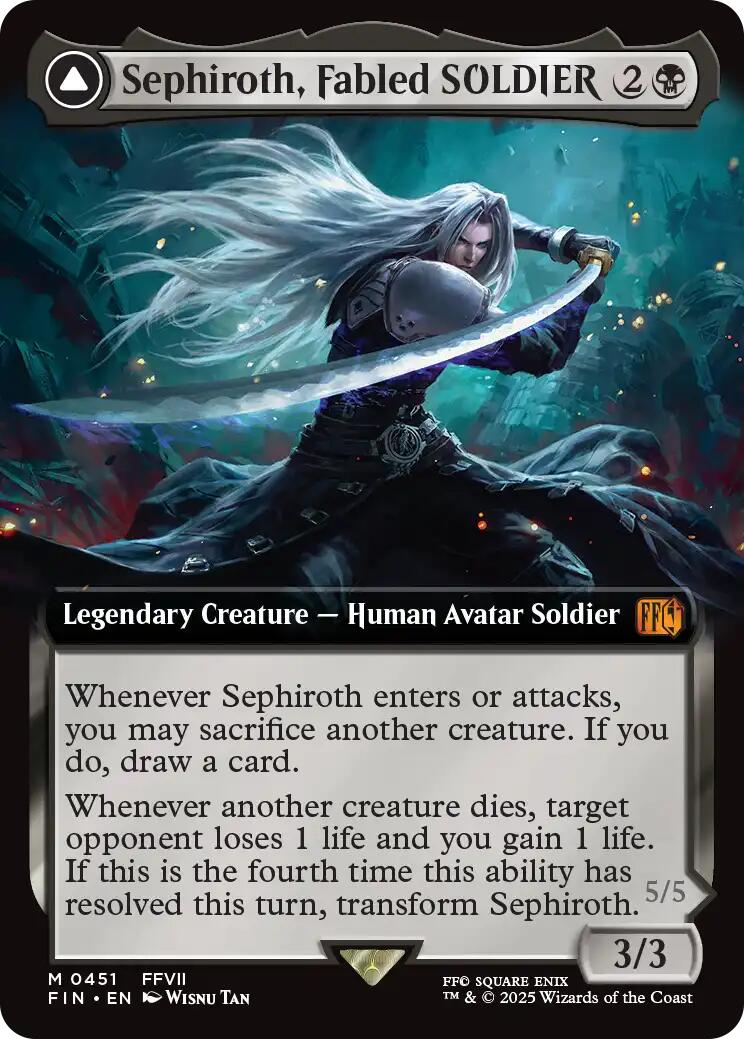 Sephiroth, Fabled SOLDIER // Sephiroth, One-Winged Angel (Extended Art) [FINAL FANTASY] | RetroPlay Games