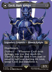 Cecil, Dark Knight // Cecil, Redeemed Paladin (Borderless) (Surge Foil) [FINAL FANTASY] | RetroPlay Games