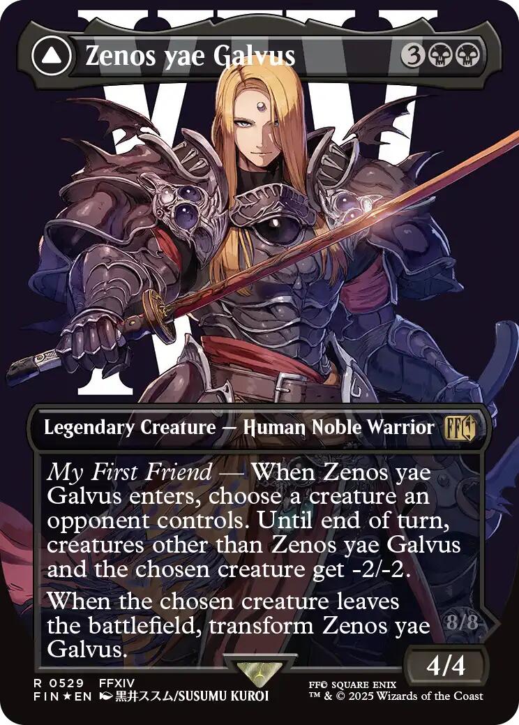 Zenos yae Galvus // Shinryu, Transcendent Rival (Borderless) (Surge Foil) [FINAL FANTASY] | RetroPlay Games