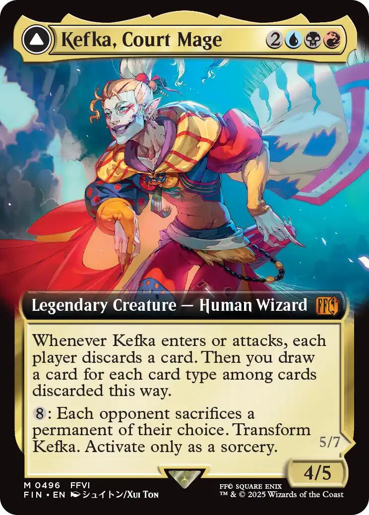 Kefka, Court Mage // Kefka, Ruler of Ruin (Extended Art) [FINAL FANTASY] | RetroPlay Games
