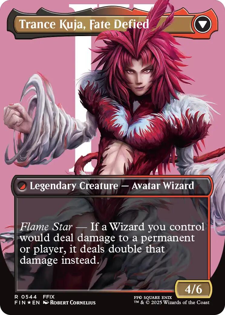 Kuja, Genome Sorcerer // Trance Kuja, Fate Defied (Borderless) (Surge Foil) [FINAL FANTASY] | RetroPlay Games
