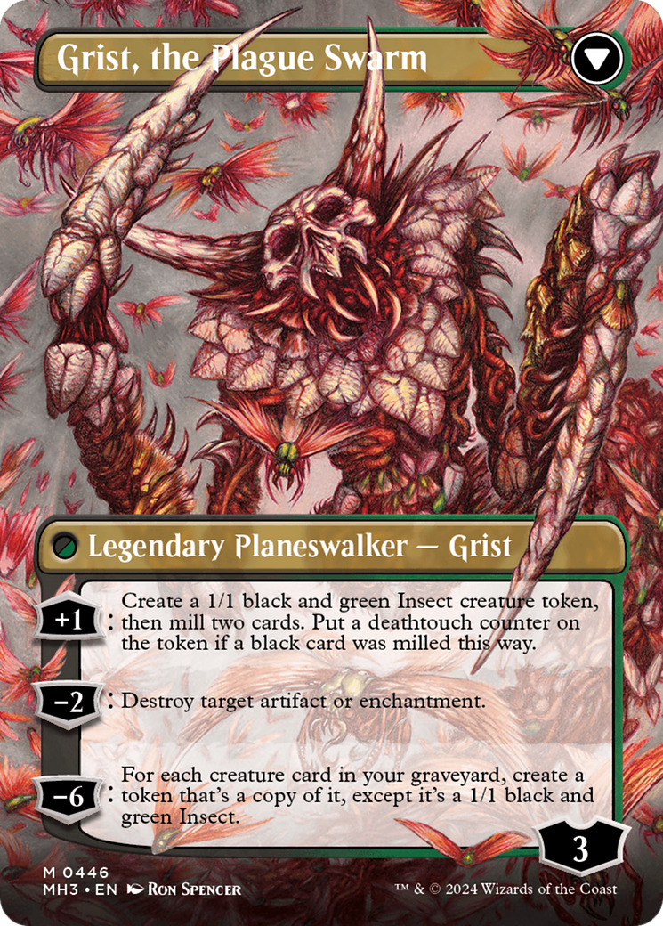 Grist, Voracious Larva // Grist, the Plague Swarm (Borderless) [Modern Horizons 3] | RetroPlay Games