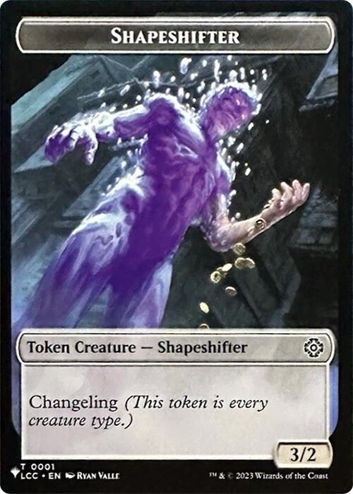 Shapeshifter // Cat Double-Sided Token [Secret Lair Drop Series] | RetroPlay Games