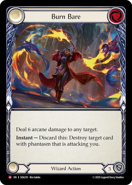 Burn Bare [SEA255] (High Seas)  Rainbow Foil | RetroPlay Games