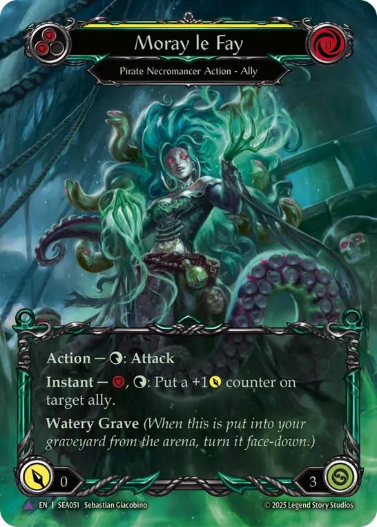Moray le Fay (Marvel) [SEA051] (High Seas)  Cold Foil | RetroPlay Games