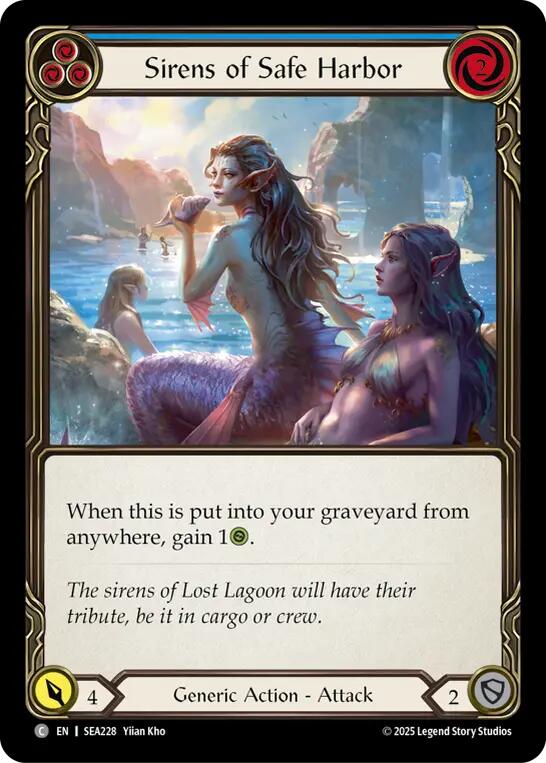 Sirens of Safe Harbor (Blue) [SEA228] (High Seas)  Rainbow Foil | RetroPlay Games