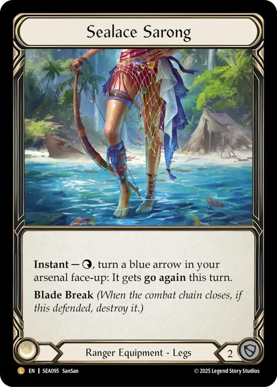 Sealace Sarong [SEA095] (High Seas)  Rainbow Foil | RetroPlay Games