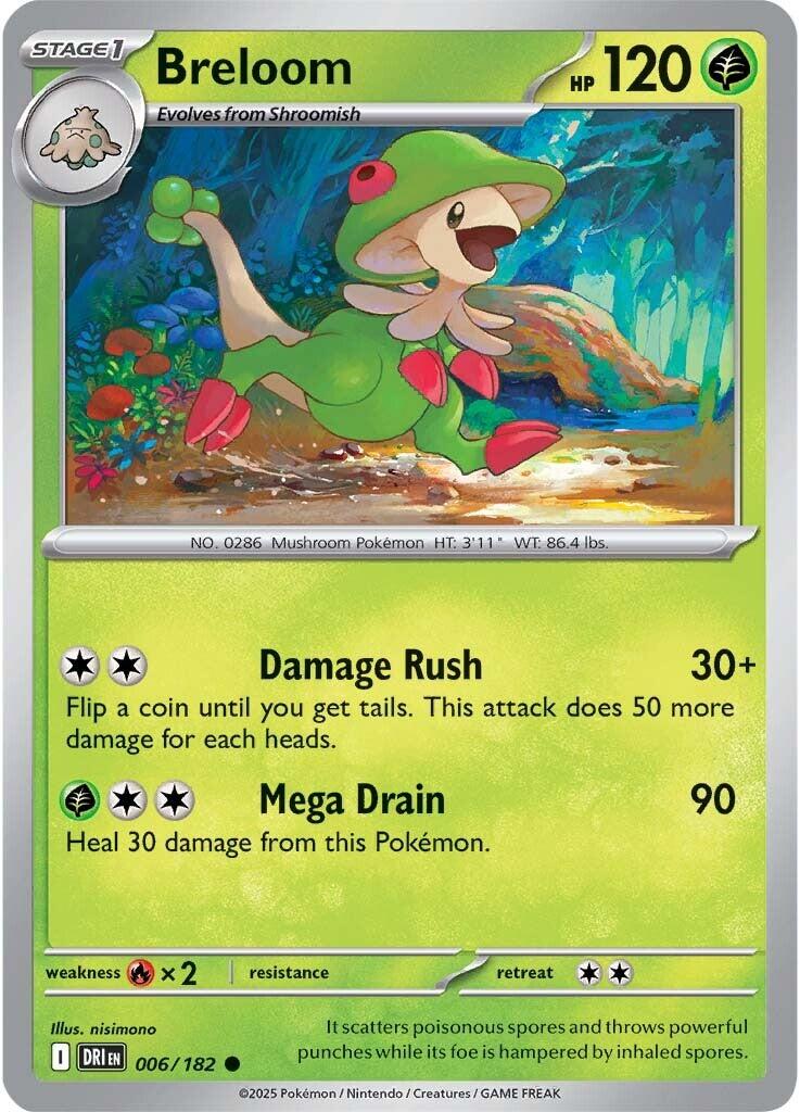 Breloom (006/182) [Scarlet & Violet: Destined Rivals] | RetroPlay Games