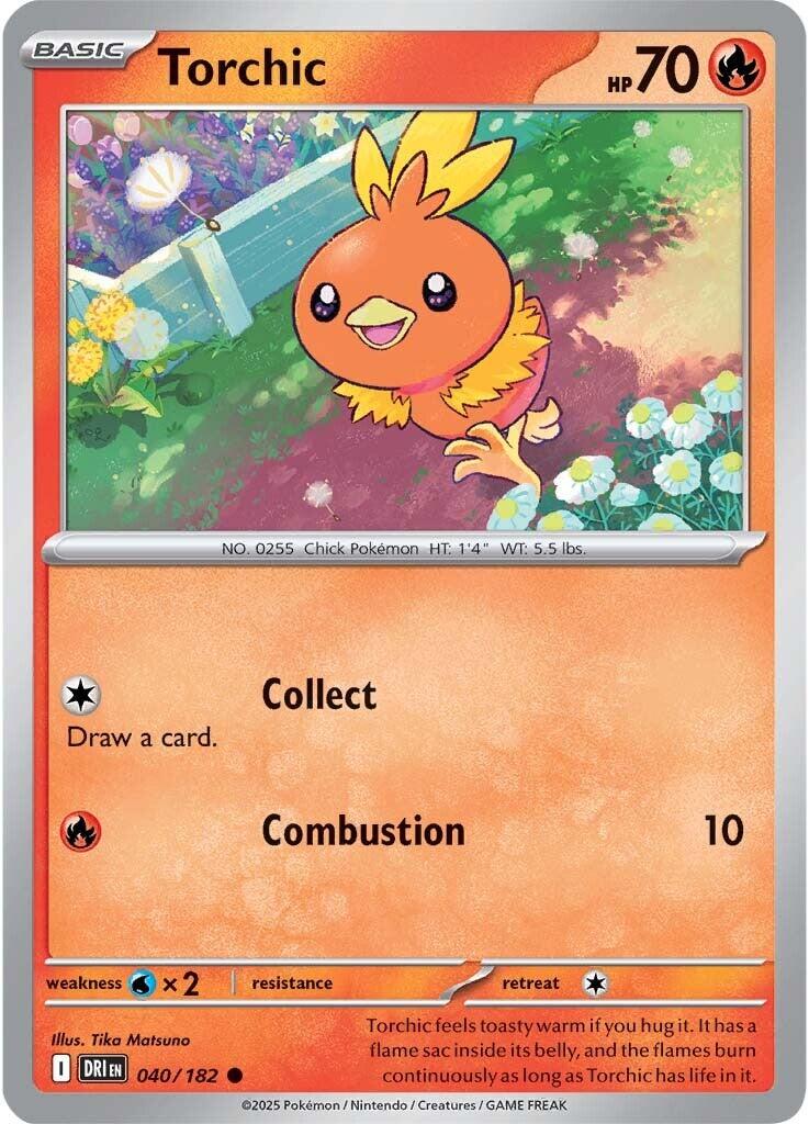 Torchic (040/182) [Scarlet & Violet: Destined Rivals] | RetroPlay Games