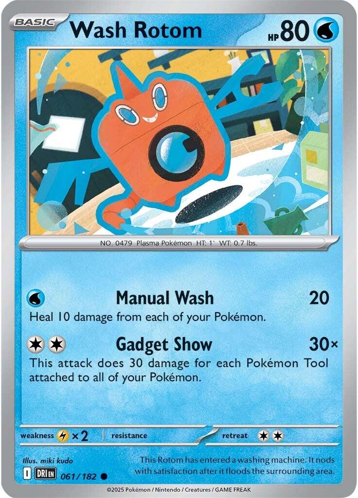 Wash Rotom (061/182) [Scarlet & Violet: Destined Rivals] | RetroPlay Games