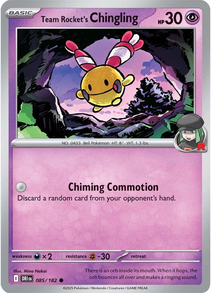 Team Rocket's Chingling (085/182) [Scarlet & Violet: Destined Rivals] | RetroPlay Games