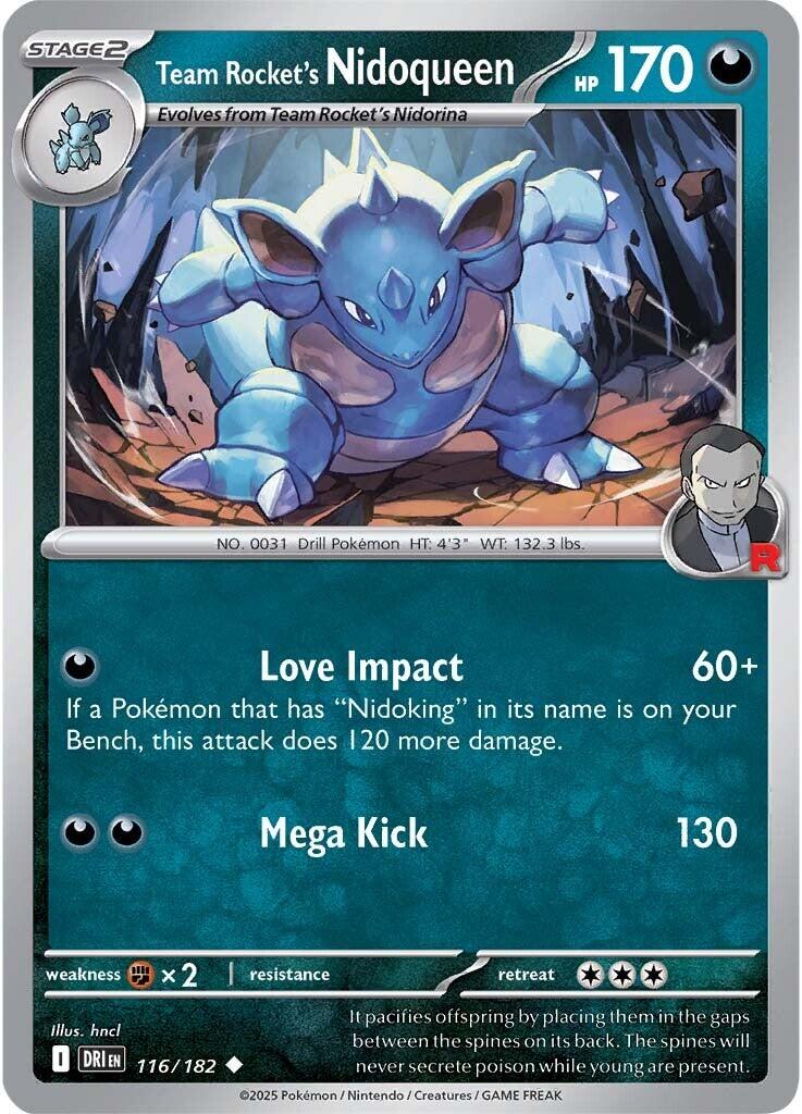 Team Rocket's Nidoqueen (116/182) [Scarlet & Violet: Destined Rivals] | RetroPlay Games