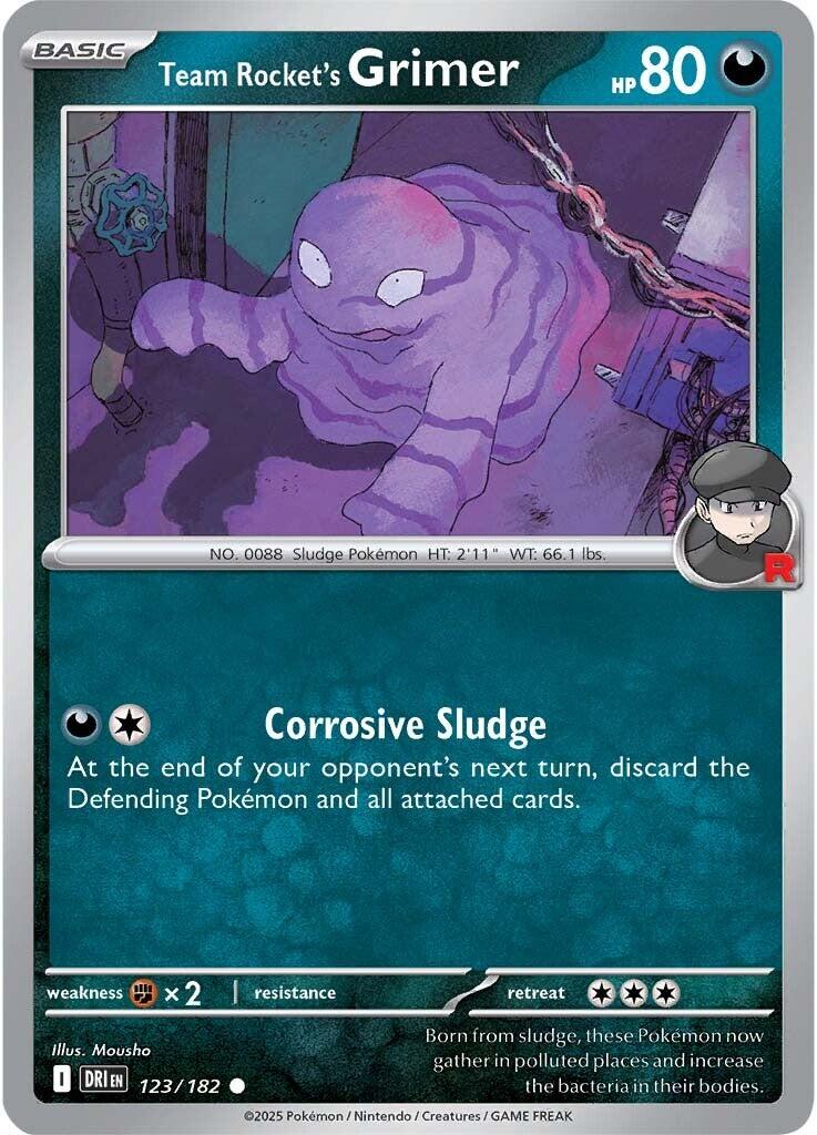 Team Rocket's Grimer (123/182) [Scarlet & Violet: Destined Rivals] | RetroPlay Games