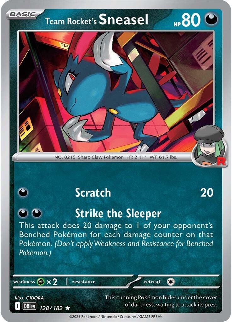 Team Rocket's Sneasel (128/182) [Scarlet & Violet: Destined Rivals] | RetroPlay Games