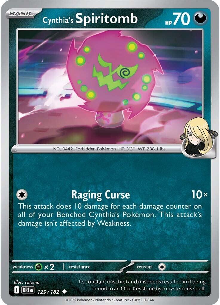 Cynthia's Spiritomb (129/182) [Scarlet & Violet: Destined Rivals] | RetroPlay Games