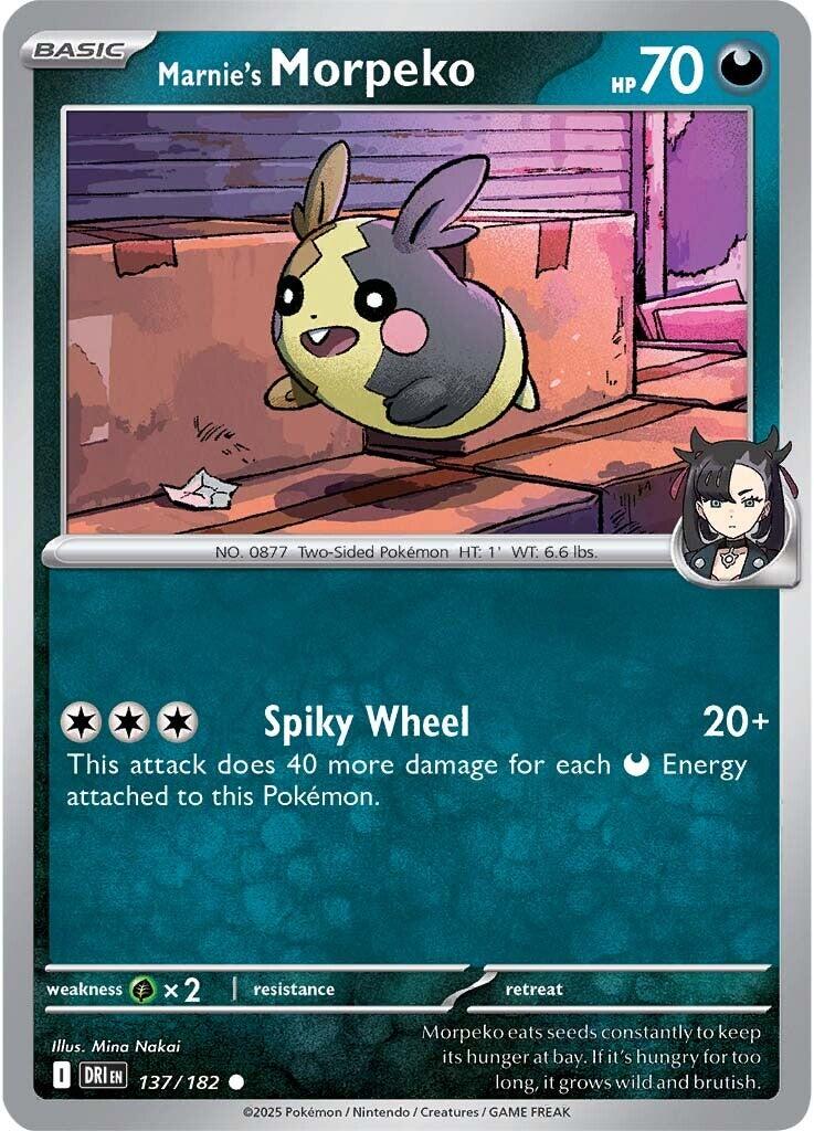 Marnie's Morpeko (137/182) [Scarlet & Violet: Destined Rivals] | RetroPlay Games