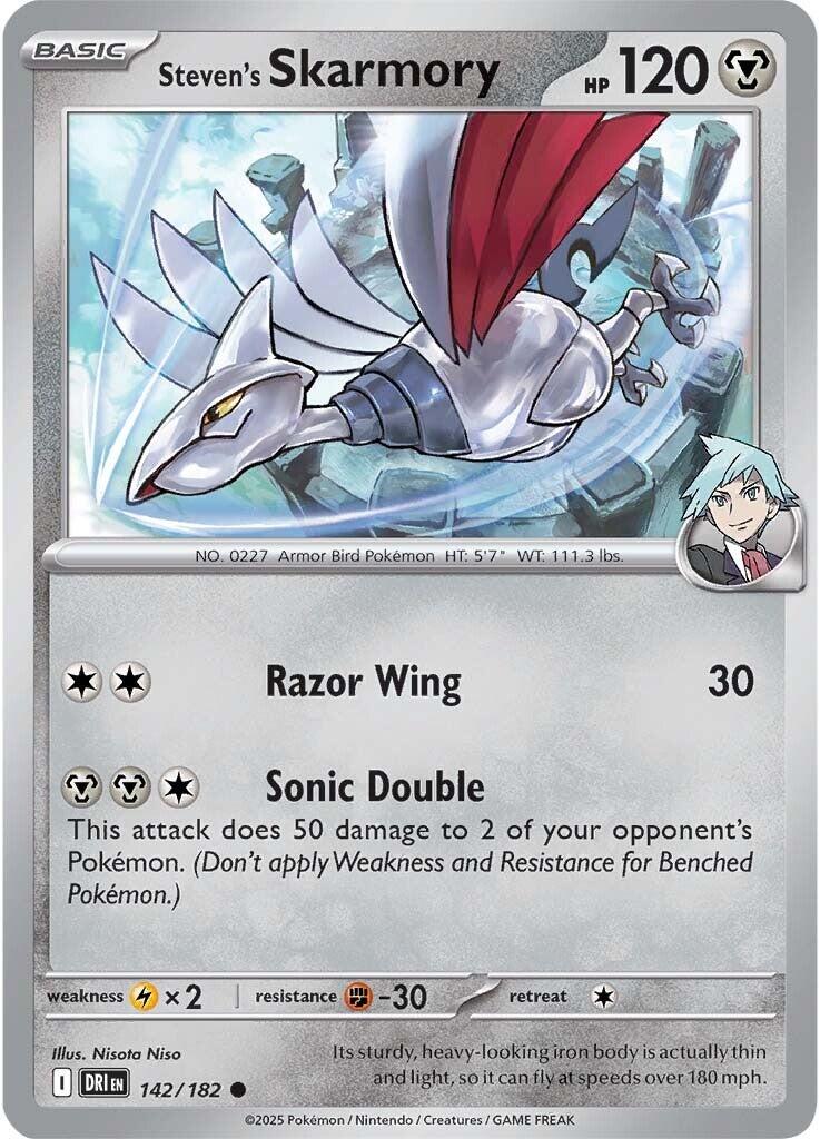 Steven's Skarmory (142/182) [Scarlet & Violet: Destined Rivals] | RetroPlay Games