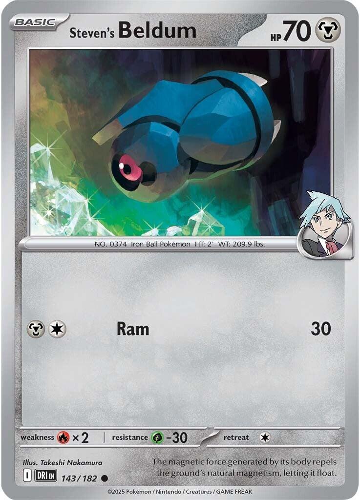 Steven's Beldum (143/182) [Scarlet & Violet: Destined Rivals] | RetroPlay Games